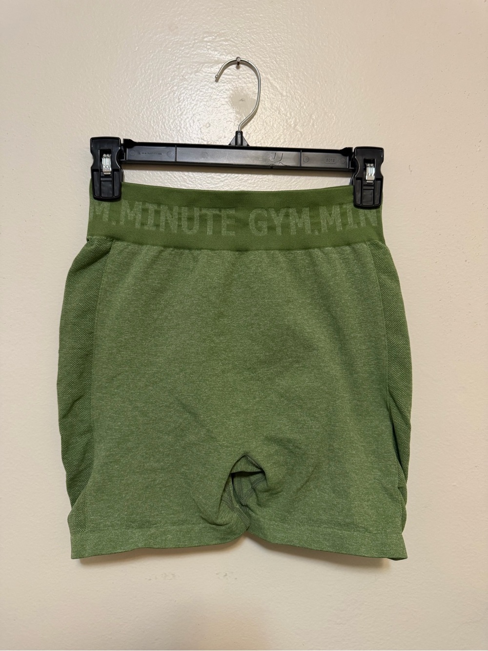 Women’s Olive Green Gym Spandex Biker Shorts